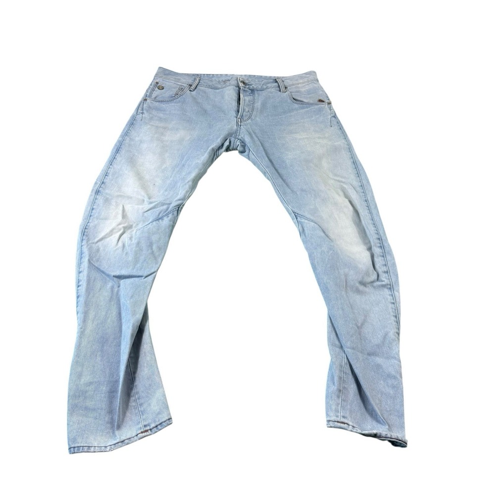 G-Star Raw Light Blue Button Fly Arc 3D Slim Men’s Jeans Size 36x32
